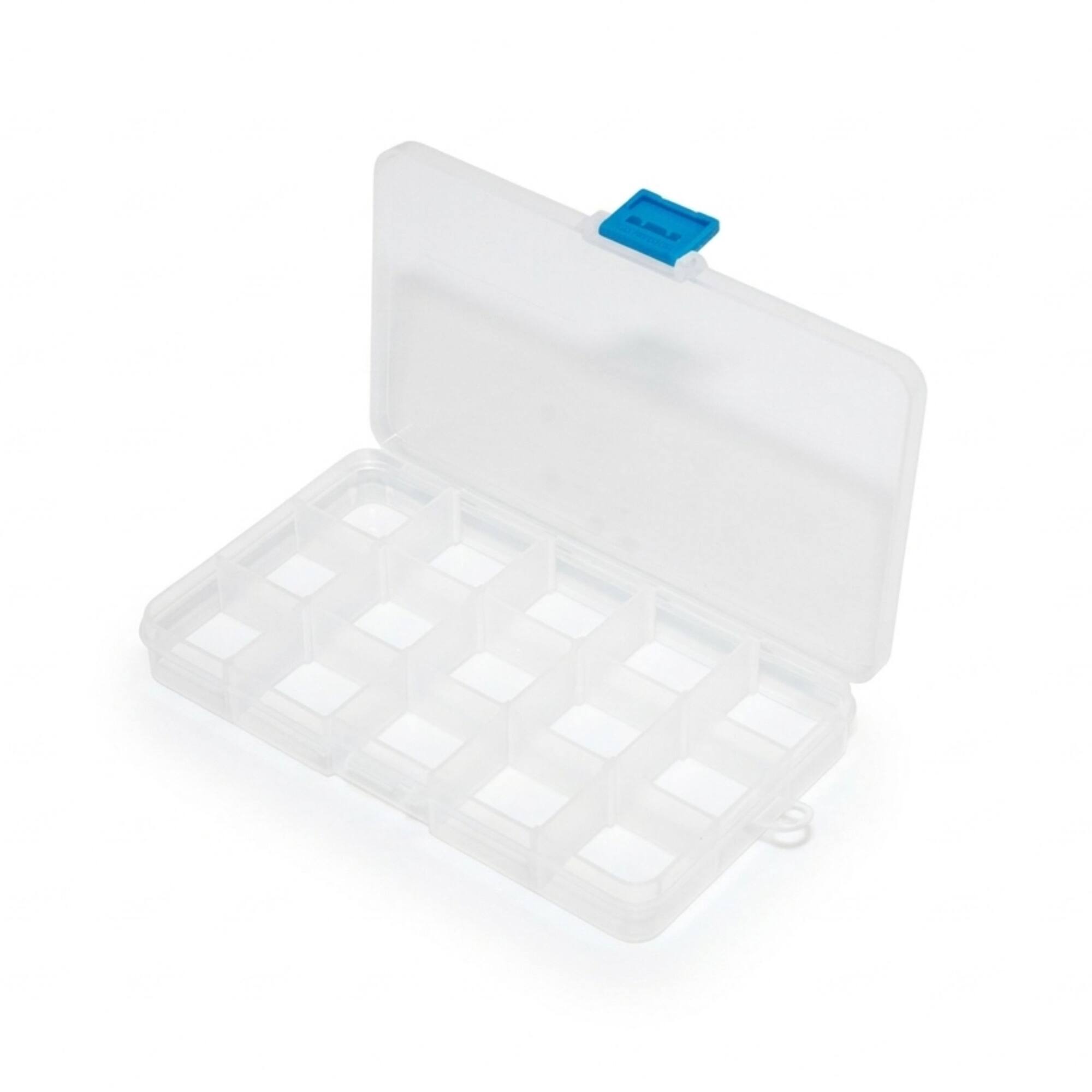 Clear 8-Compartment Storage Box by Bead Landing™